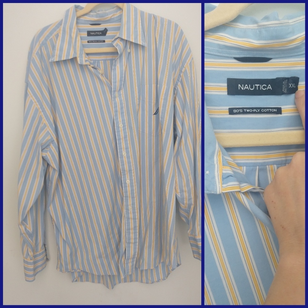 Nautica men's button down shirt